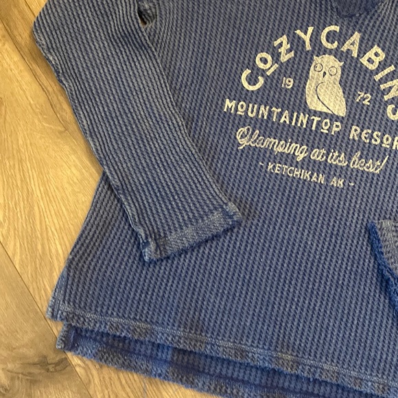 Sundance Cozy Cabin Thermal Tee Size Small P63 - Picture 5 of 7